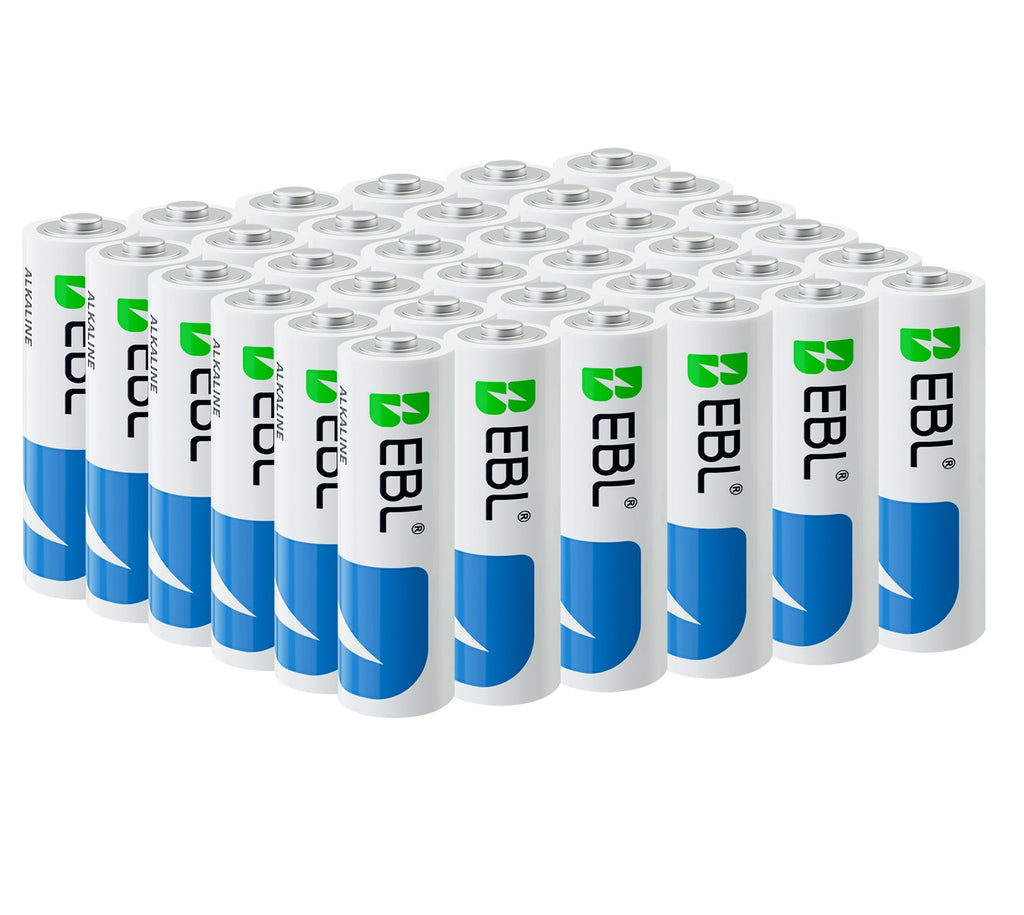 EBL AA Alkaline Batteries, 36-Pack, 1.5V LR6 Battery