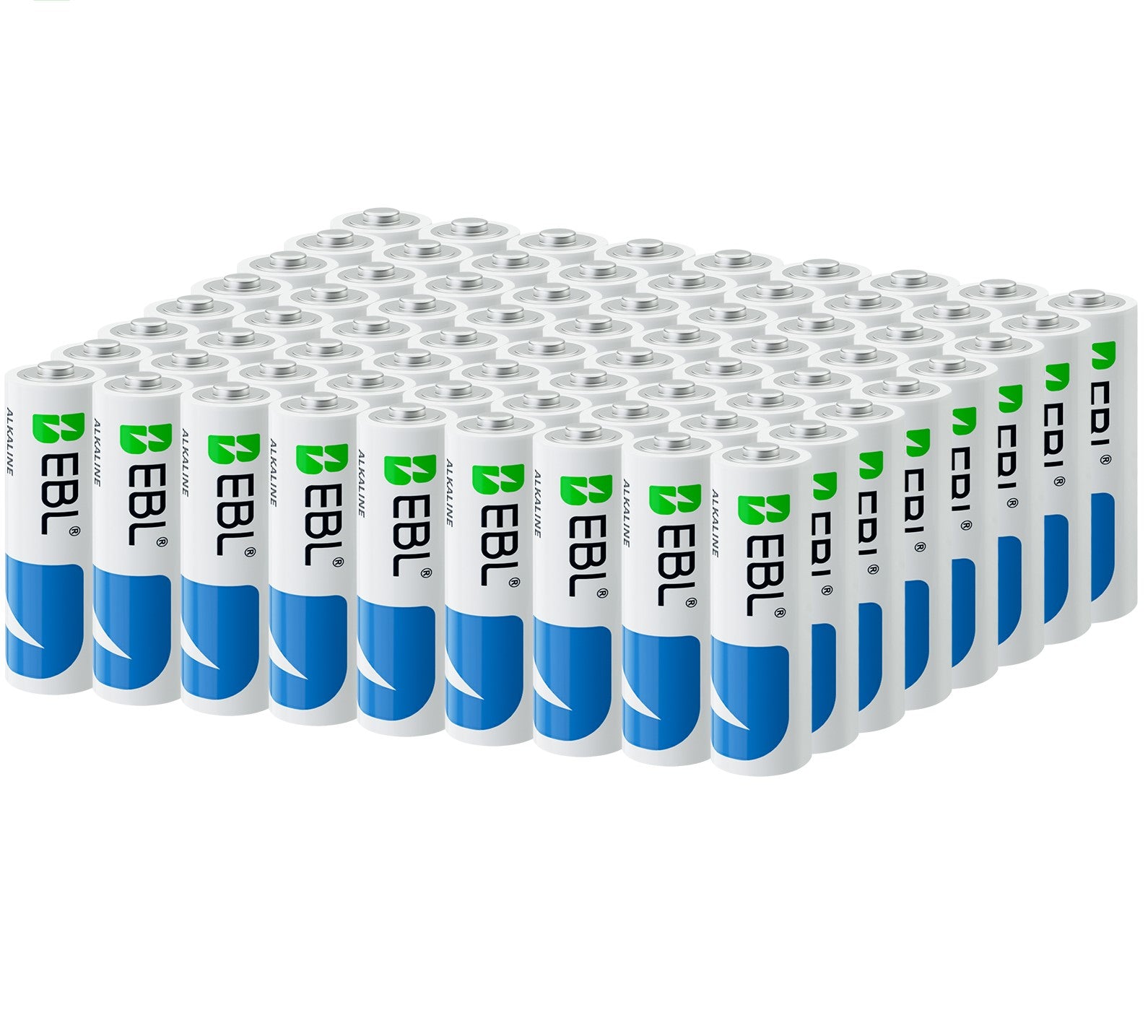 AA Alkaline Batteries, 72-Pack, 1.5V LR6 Battery
