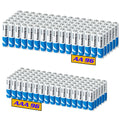 192-Pack Alkaline Batteries Combo (96 AA & 96 AAA), 1.5V Double A Triple A Household Battery Variety Pack