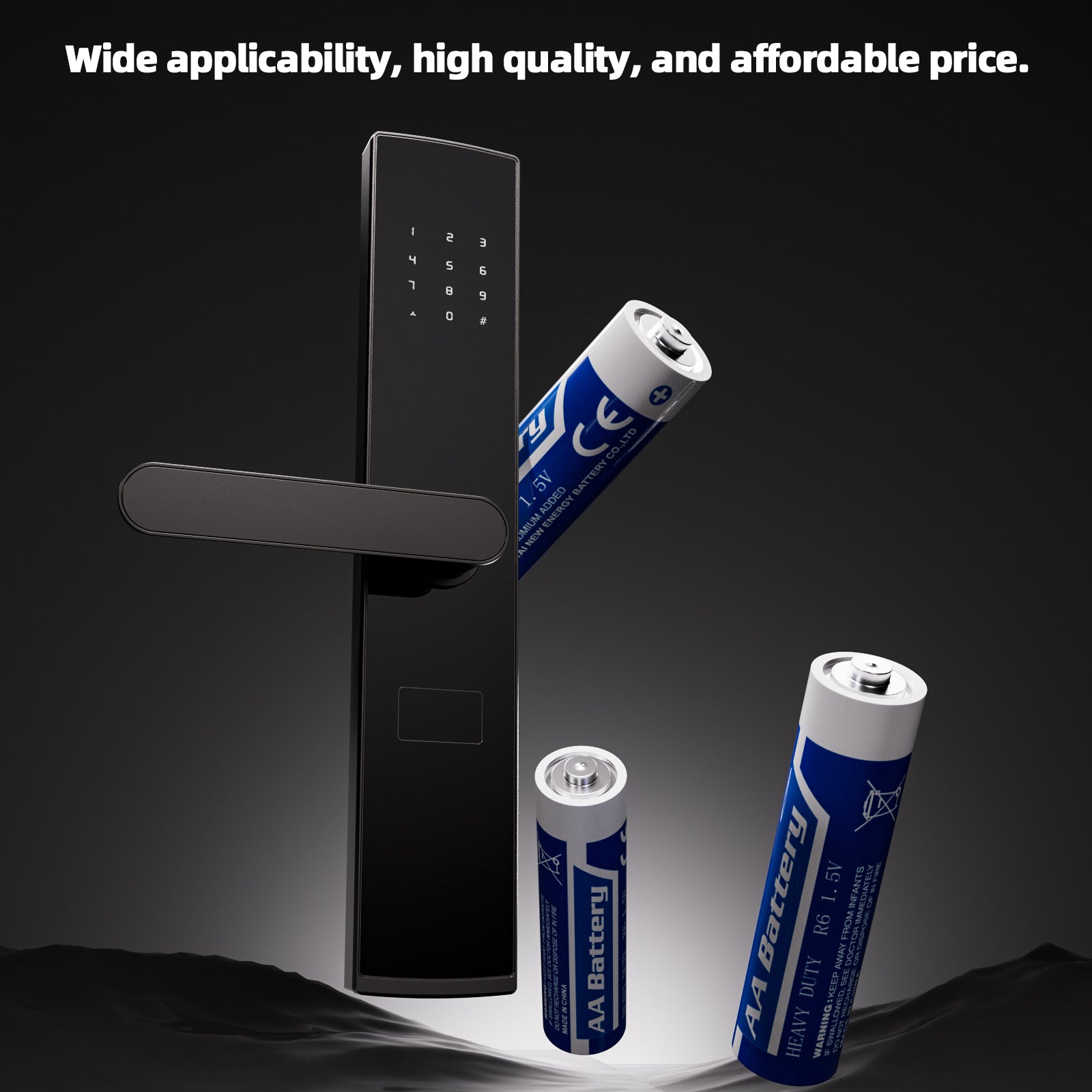 AA Batteries 24-Pack, Super Heavy Duty 1.5V R6 Carbon Zinc Single Use Battery – DonFang