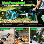 Cordless Handheld Leaf Blower – Clean Your Yard at Walking Speed with High-Power Wind