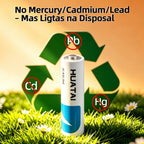AA and AAA Batteries 92-Pack (32 Double A, 60 Triple A), 1.5V Alkaline Bulk Combo, AAA Battery Replacement – Huatai