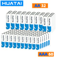 92-Pack AA & AAA Alkaline Batteries Bulk Combo