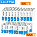 Huatai EBL AA & AAA Alkaline Batteries 56 AA, 60 AAA Combo, 1.5V