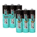 Power Flash AAA Alkaline Batteries 1.5V Long-Lasting Triple A Batteries