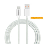 USB-A to USB-C Braided Cable, Nylon‑Braided Charger Cord for USB‑C Devices