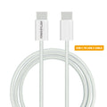 USB-C to USB-C Cable, 1m (3.3ft), 60W PD, Nylon-Braided Type‑C Charger Cord