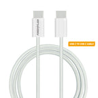 USB-C to USB-C Cable, 1m (3.3ft), 60W PD, Nylon-Braided Type‑C Charger Cord